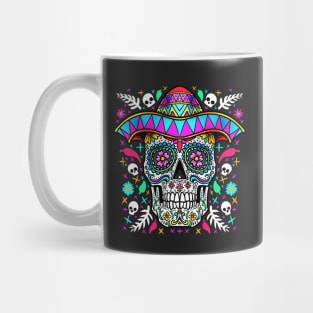 Flower Skull - Day Of The Dead Mug